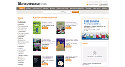 Desktop Screenshot of librosperuanos.com